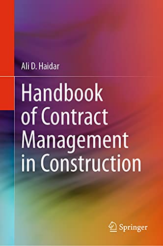 Handbook of Contract Management in Construction [Hardcover]