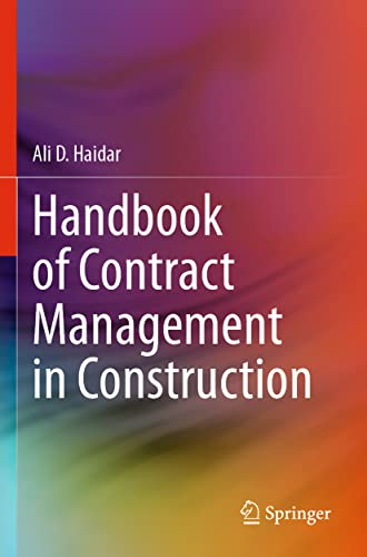 Handbook of Contract Management in Construction [Paperback]