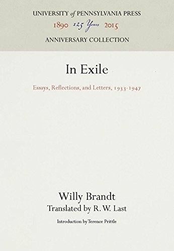 In Exile  Essays, Reflections and Letters, 1933-1947 [Hardcover]