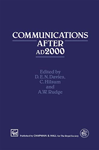 Communications After ad2000 [Hardcover]