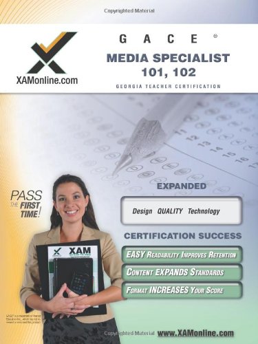 GACE Media Specialist 101, 102  Teacher Certification Test Prep Study Guide [Paperback]