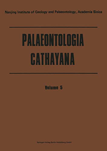 Palaeontologia Cathayana [Paperback]