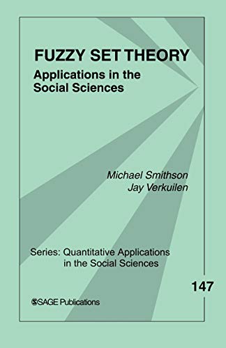 Fuzzy Set Theory Applications in the Social Sciences [Paperback]