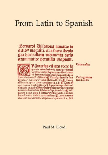 From Latin to Spanish [Paperback]