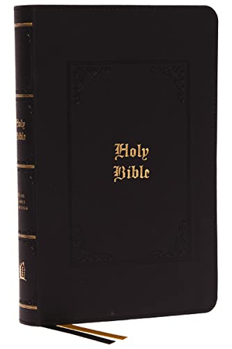 KJV, Personal Size Large Print Reference Bible, Vintage Series, Leathersoft, Bla [Leather / fine bindi]