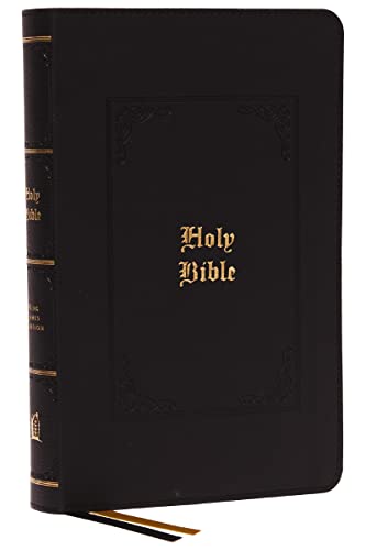 KJV, Personal Size Large Print Reference Bible, Vintage Series, Black Leathersof [Leather / fine bindi]