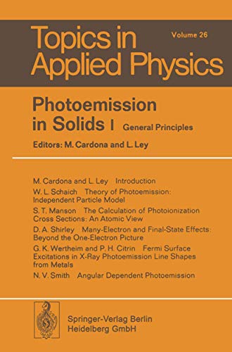 Photoemission in Solids I General Principles [Paperback]