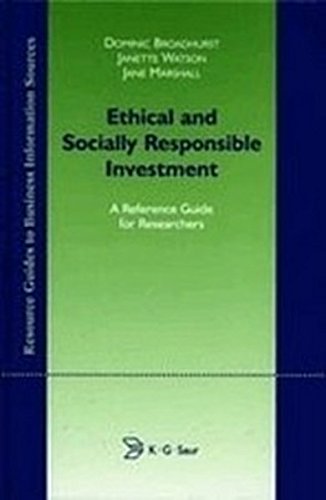 Ethical and Socially Responsible Investment [Hardcover]