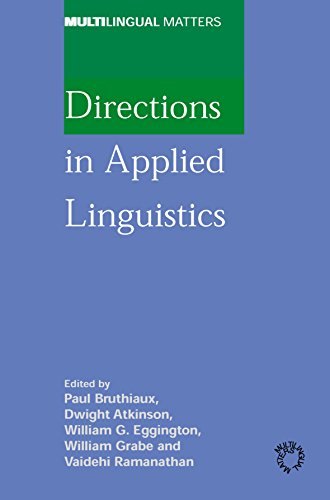 Directions in Applied Linguistics Essays in Honor of Robert B. Kaplan [Hardcover]