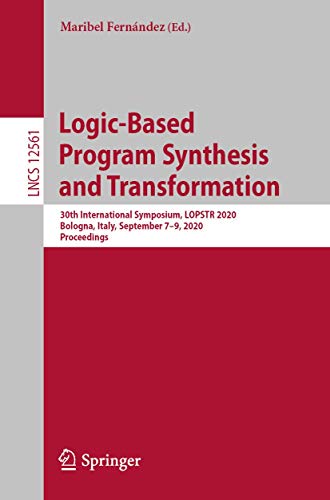 Logic-Based Program Synthesis and Transformation: 30th International Symposium,  [Paperback]