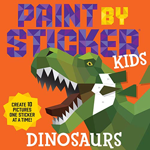 Paint By Sticker Kids Dinosaurs          [TRA