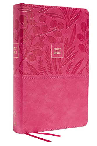 KJV, Personal Size Large Print Single-Column Reference Bible, Leathersoft, Pink, [Leather / fine bindi]