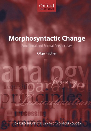 Morphosyntactic Change Functional and Formal Perspectives [Paperback]