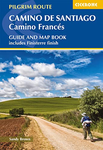 Camino de Santiago - Camino Francés: Guide With Map Book [Paperback]