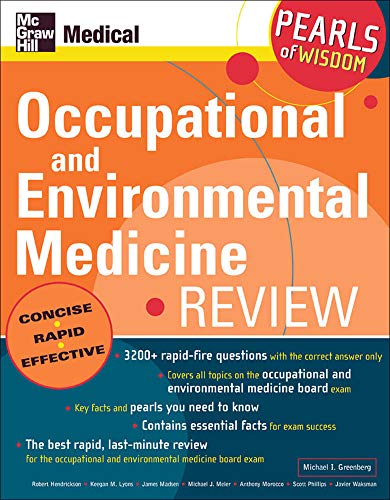 Occupational and Environmental Medicine Revie Pearls of Wisdom Pearls of Wisd [Paperback]