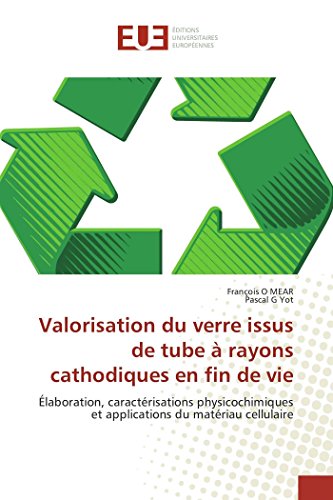 Valorisation Du Verre Issus De Tube  Rayons Cathodiques En Fin De Vie laborat [Paperback]