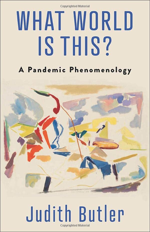 What World Is This A Pandemic Phenomenology [Paperback]