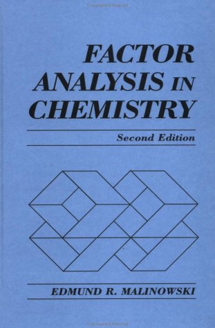 Factor Analysis in Chemistry [Hardcover]