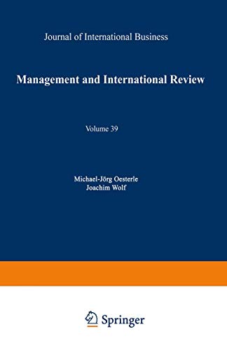 Management International Review: Evolution and Revolution in International Manag [Paperback]