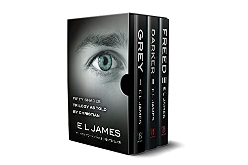 Fifty Shades as Told by Christian Trilogy: Grey, Darker, Freed Box Set [Paperback]