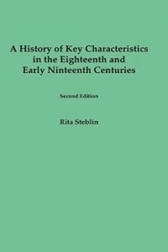 A History of Key Characteristics in the 18th and Early 19th Centuries Second Ed [Hardcover]