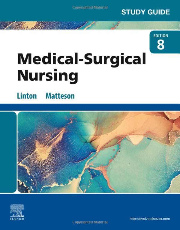 Study Guide for Medical-Surgical Nursing [Paperback]