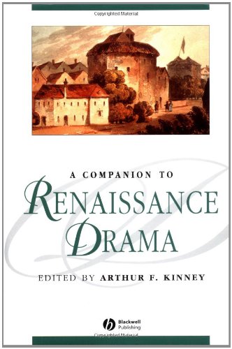 A Companion to Renaissance Drama [Hardcover]