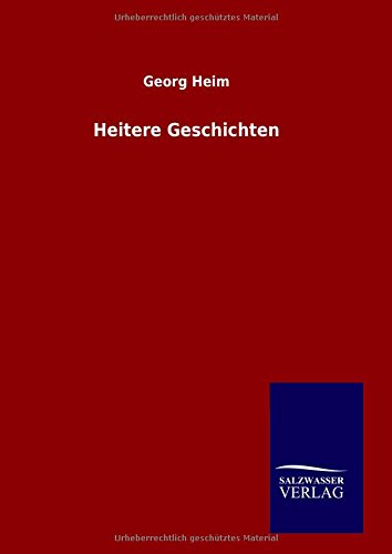 Heitere Geschichten (german Edition) [Hardcover]