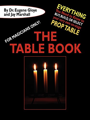 For Magicians Only The Table Book [Paperback]