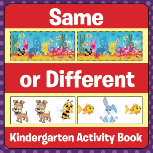 Same Or Different Kindergarten Activity Book [Paperback]