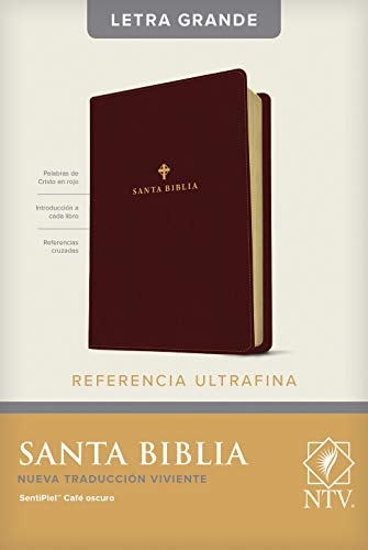 Santa Biblia NTV, Edici?n de referencia ultrafina, letra grande [Leather / fine bindi]