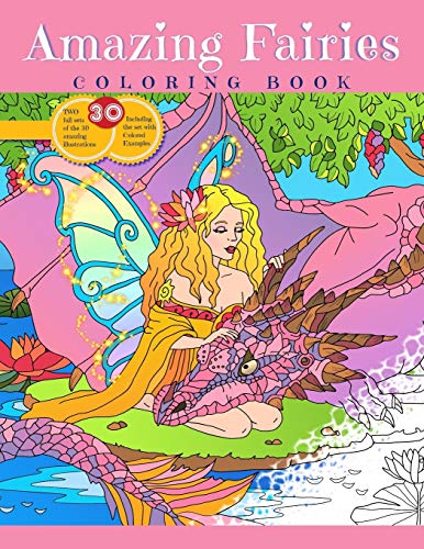 Amazing Fairies Coloring Book [Paperback]