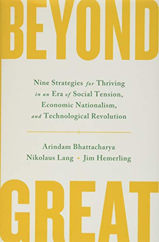 Beyond Great: Nine Strategies for Thriving in an Era of Social Tension, Economic [Hardcover]