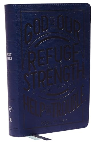 KJV Holy Bible: Personal Size with Cross References, Blue Leathersoft, Red Lette [Leather / fine bindi]