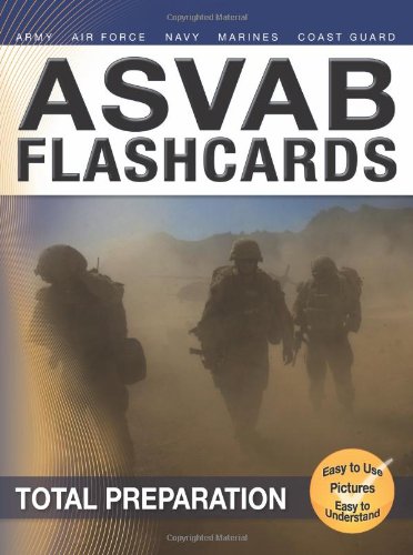 ASVAB Armed Services Vocational Aptitude Battery Flashcards [Paperback]