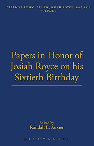 Papers In Honor Of Josiah Royce [Hardcover]