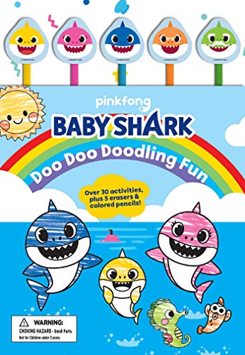 Pinkfong Baby Shark: Doo Doo Doodling Fun (Pencil Toppers) [Paperback]