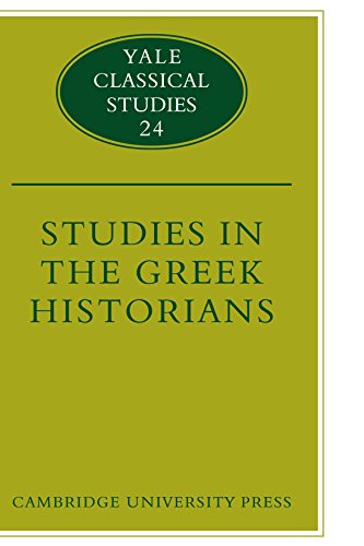 Studies in the Greek Historians [Paperback]