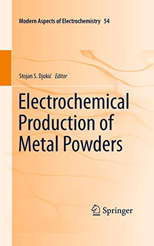 Electrochemical Production of Metal Poders [Paperback]