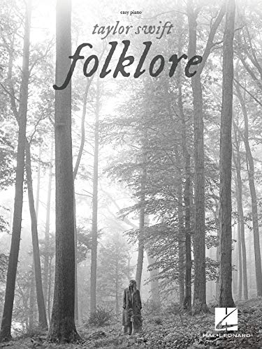 Taylor Swift - Folklore: Easy Piano Songbook with Lyrics [Paperback]