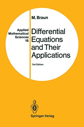 Differential Equations and Their Applications: An Introduction to Applied Mathem [Paperback]