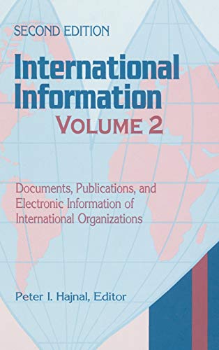 International Information Volume To, Documents, Publications, and Electronic I [Hardcover]