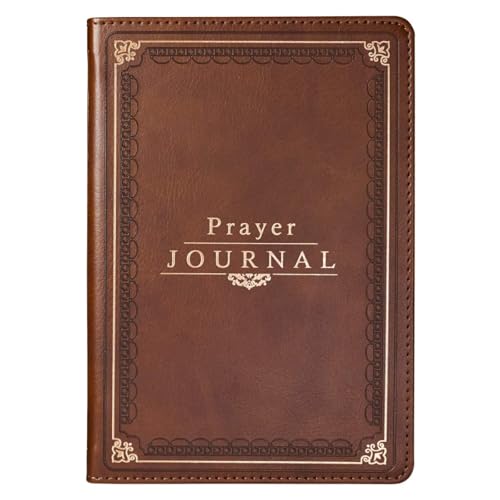 Prayer Journal: Deep Tan Faux Leather Flexcover Bound [Imitation Leather]