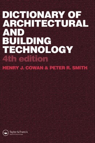 Dictionary of Architectural and Building Technology [Paperback]