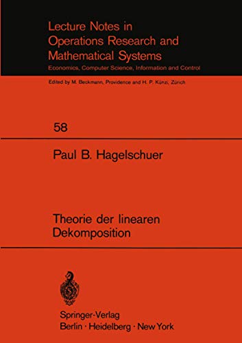 Theorie der linearen Dekomposition [Paperback]