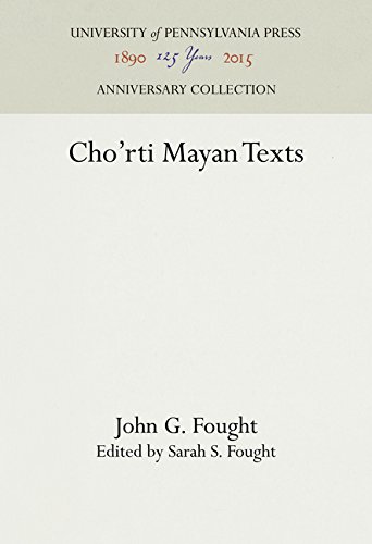 Cho'rti Mayan Texts [Hardcover]