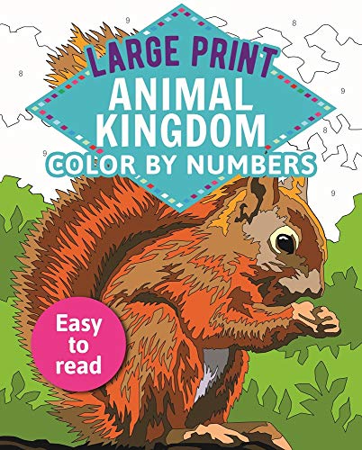 Large Print Animal Kingdom Color By Numb [TRADE PAPER         ]