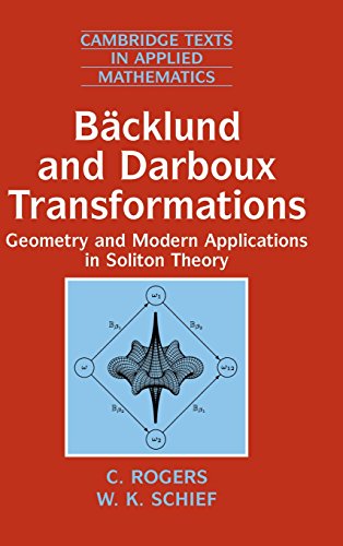 Bcklund and Darboux Transformations Geometry and Modern Applications in Solito [Hardcover]