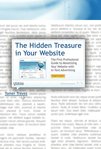 The Hidden Treasure In Your Website The First Professional Guide To Monetizing  [Hardcover]