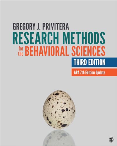 Research Methods for the Behavioral Sciences [Paperback]